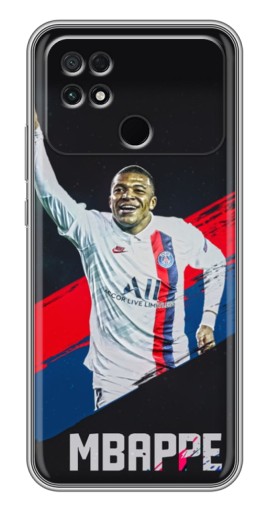 Чехол с принтом "Mbappe в ПСЖ" для Xiaomi POCO C40