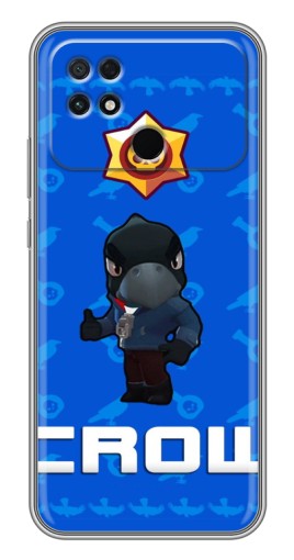 Чехол с принтом "Медаль Crow" для Xiaomi POCO C40