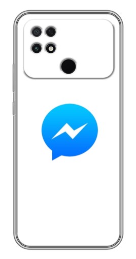 Чехол с печатью "messenger logo" для Xiaomi POCO C40