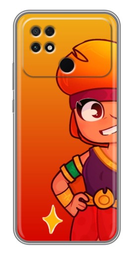 Чехол с картинкой "Мультяшная Амбер" для Xiaomi POCO C40