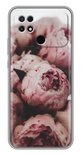 Чехол с печатью "Нежные пионы" для Xiaomi POCO C40