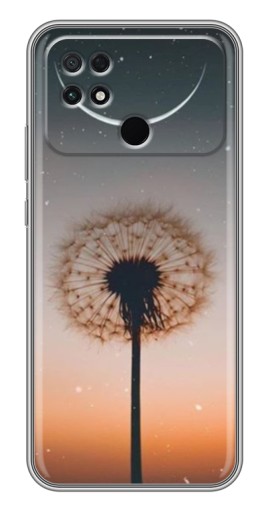 Силиконовый чехол с изображением "Ночной одуванчик" для Xiaomi POCO C40