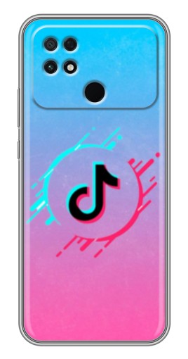 Чехол с картинкой "Нота ТикТок" для Xiaomi POCO C40