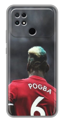 Силиконовый чехол с изображением "Pogba 6" для Xiaomi POCO C40