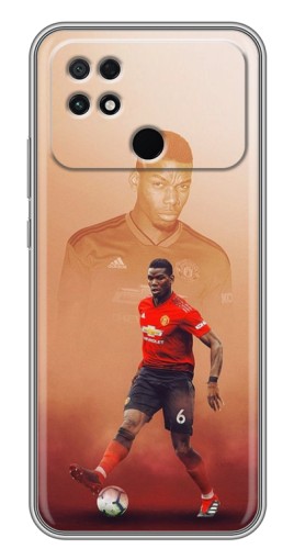 Чехол с картинкой "Pogba с Манчестера" для Xiaomi POCO C40
