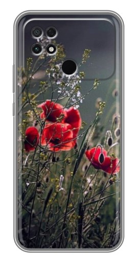 Чехол с принтом "Поле цветов" для Xiaomi POCO C40