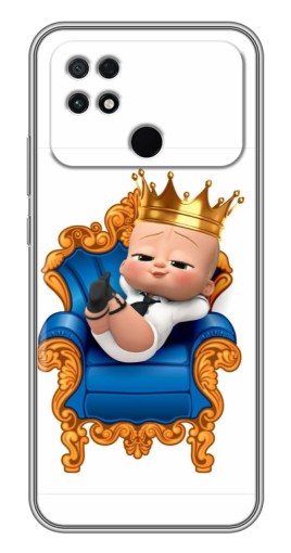 Силиконовый чехол с изображением "Ребенок Король" для Xiaomi POCO C40