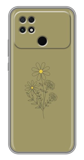 Чехол с печатью "Рисунок ромашка" для Xiaomi POCO C40