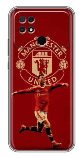 Чехол с картинкой "Ronaldo в МЮ" для Xiaomi POCO C40