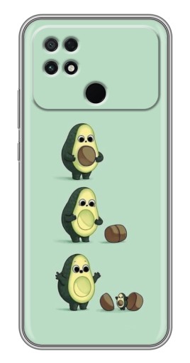 Чехол с печатью "Рождение авокадо" для Xiaomi POCO C40