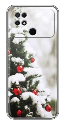 Чехол с печатью "Рождественская елка" для Xiaomi POCO C40