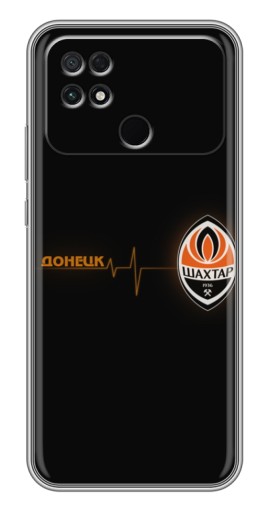 Чехол с печатью "Шахтер в сердце" для Xiaomi POCO C40