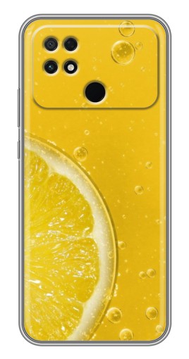 Чехол с картинкой "Сочный лимон" для Xiaomi POCO C40
