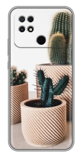 Чехол с принтом "стильные кактусы" для Xiaomi POCO C40