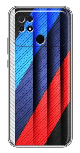 Чехол с принтом "Цвета лого БМВ" для Xiaomi POCO C40