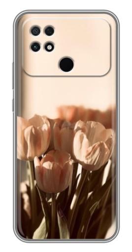 Чехол с принтом "Тюльпаны на солнце" для Xiaomi POCO C40