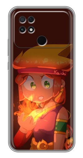 Чехол с принтом "Удивлённая Амбер" для Xiaomi POCO C40
