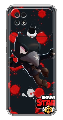 Чехол с печатью "Ворон Бравл Старс" для Xiaomi POCO C40