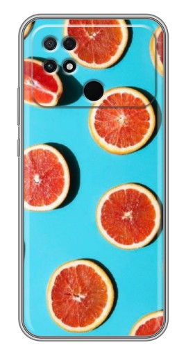 Чехол с печатью "Яркие грейпфруты" для Xiaomi POCO C40
