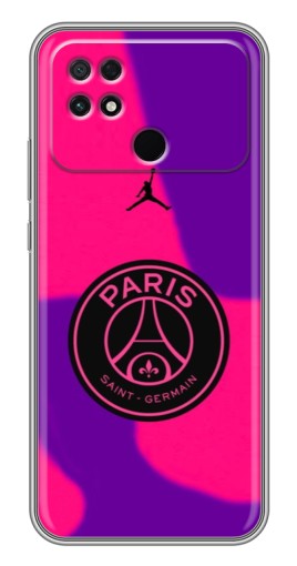 Силиконовый чехол с изображением "Яркий лого PSG" для Xiaomi POCO C40