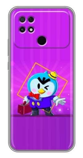 Силиконовый чехол с изображением "Яркий пингвин" для Xiaomi POCO C40