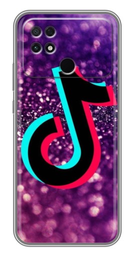 Чехол с картинкой "Яркий ТикТок" для Xiaomi POCO C40