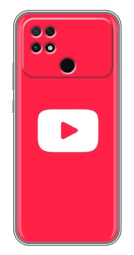 Чехол с принтом "YouTube Кнопка" для Xiaomi POCO C40