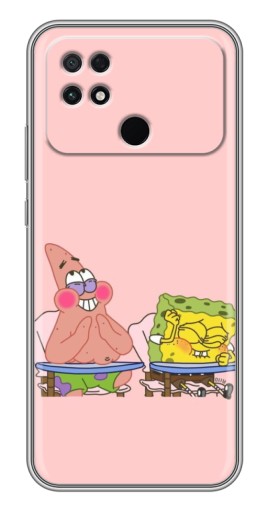 Чехол с принтом "За партой" для Xiaomi POCO C40