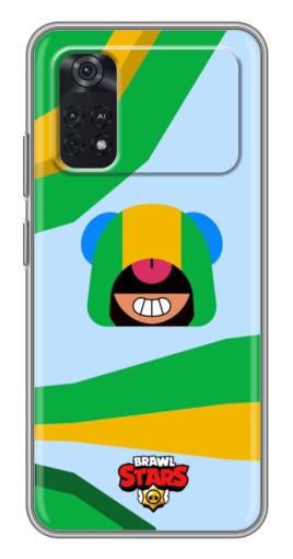 Силиконовый чехол с изображением "Арт Леон" для Xiaomi POCO M4 Pro 4G