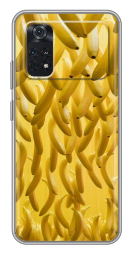 Силиконовый чехол с изображением "Бананопад" для Xiaomi POCO M4 Pro 4G
