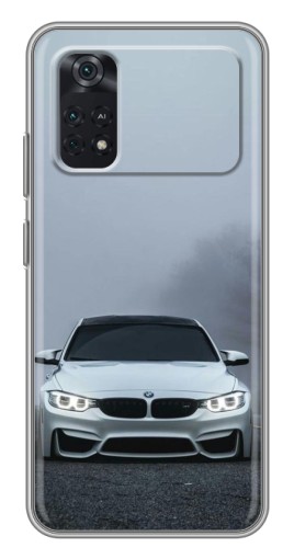 Чехол с принтом "БМВ в тумане" для Xiaomi POCO M4 Pro 4G
