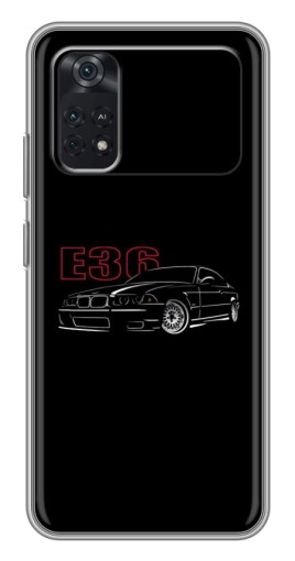 Чехол с картинкой "BMW E36" для Xiaomi POCO M4 Pro 4G