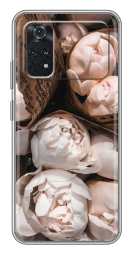 Чехол с принтом "Букет пионов" для Xiaomi POCO M4 Pro 4G