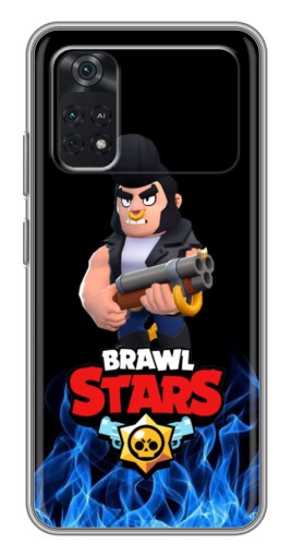 Чехол с принтом "Булл в огне" для Xiaomi POCO M4 Pro 4G
