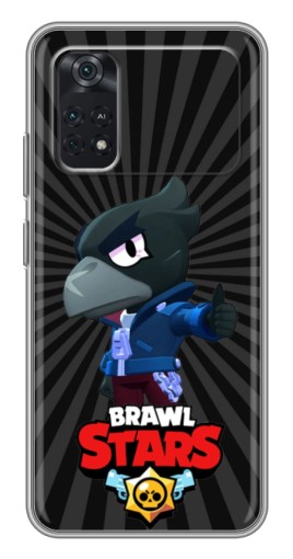 Чехол с принтом "Crow Brawl Stars" для Xiaomi POCO M4 Pro 4G