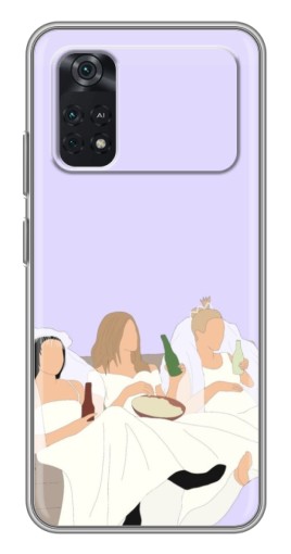 Чехол с картинкой "Девушки Друзья" для Xiaomi POCO M4 Pro 4G