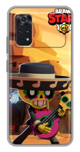 Чехол с печатью "Гитарист Poco" для Xiaomi POCO M4 Pro 4G