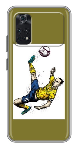 Силиконовый чехол с изображением "Гол Ибрагимовича" для Xiaomi POCO M4 Pro 4G