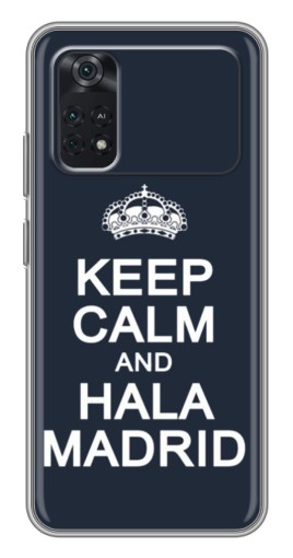 Силиконовый чехол с изображением "Hala Madrid" для Xiaomi POCO M4 Pro 4G