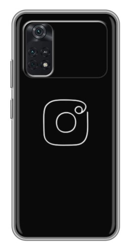 Силиконовый чехол с изображением "Инстаграм" для Xiaomi POCO M4 Pro 4G