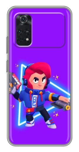 Чехол с принтом "Кольт в наушниках" для Xiaomi POCO M4 Pro 4G