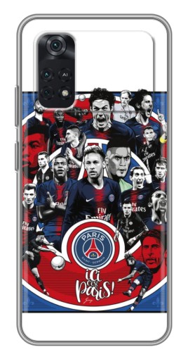 Чехол с картинкой "Команда PSG" для Xiaomi POCO M4 Pro 4G
