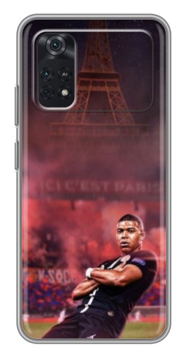 Чехол с картинкой "Король ПСЖ Мбаппе" для Xiaomi POCO M4 Pro 4G