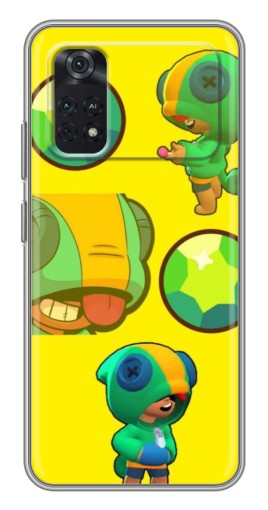 Чехол с печатью "Кристалл и Леон" для Xiaomi POCO M4 Pro 4G