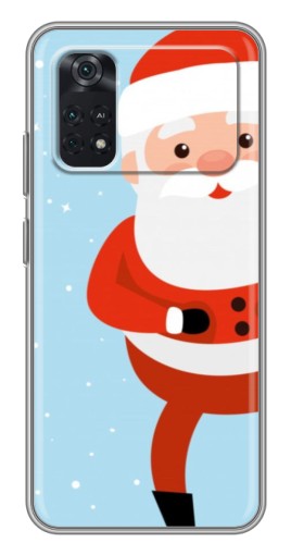 Чехол с принтом "Крутой Дед Мороз" для Xiaomi POCO M4 Pro 4G