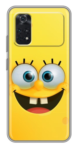 Чехол с принтом "Квадратный Губка Боб" для Xiaomi POCO M4 Pro 4G