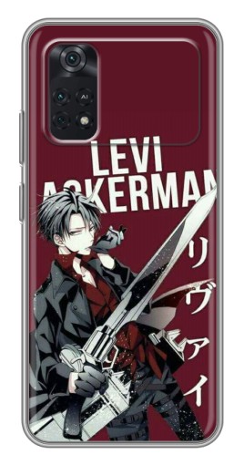 Чехол с печатью "levi Ackerman" для Xiaomi POCO M4 Pro 4G