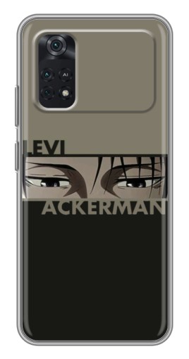 Чехол с картинкой "Levi Anime" для Xiaomi POCO M4 Pro 4G