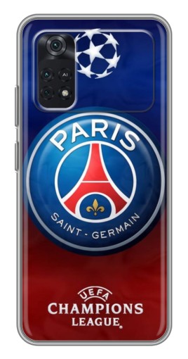Чехол с печатью "Логотип ПСЖ" для Xiaomi POCO M4 Pro 4G