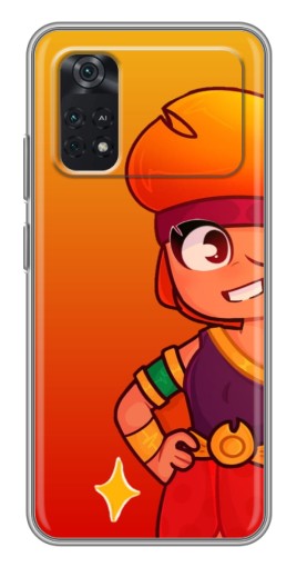 Чехол с печатью "Мультяшная Амбер" для Xiaomi POCO M4 Pro 4G